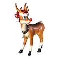 Design Toscano Santa's Red-Nosed Christmas Reindeer Statue: Standing Large NE90078